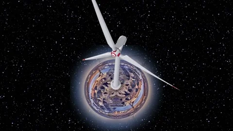 Clean vs dirty energy. Wind turbines against fuel coal power plant. Sustain.. Stock Footage 231488990
