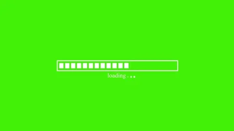 Clean Waiting Progress Indicator Animation with Smooth Loading Bar Effect Stock Footage 337069855