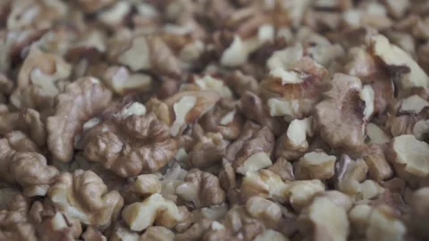 Clean walnuts focus change Stock-Footage 151165554