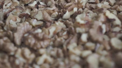 Clean walnuts focus change Stock-Footage 151165561
