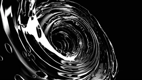 Clean Water Circle in slow motion Water swirl Water splashing and waving Stock Footage 116879986