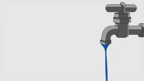 Clean water droplets Stock Footage 307379819