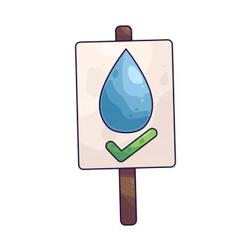 Clean Water illustration Stock Illustration