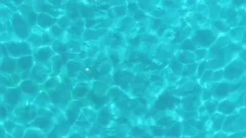Clean water in the pool. Easy movement of water Stock Footage 153029139