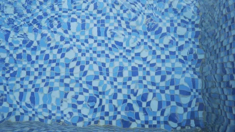 Clean water in the pool Stock Footage 94926615