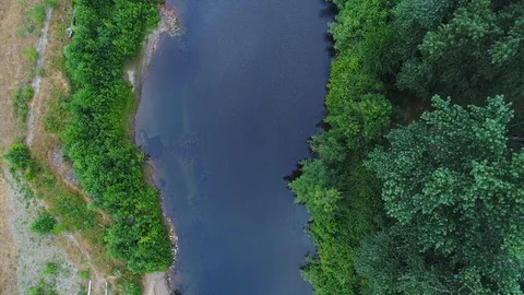 Clean water River Flow. Stock Footage 91712317