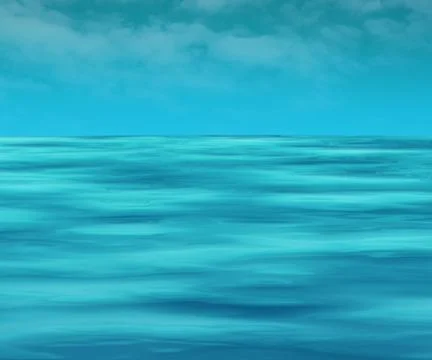 Clean water surface Illustrazione stock