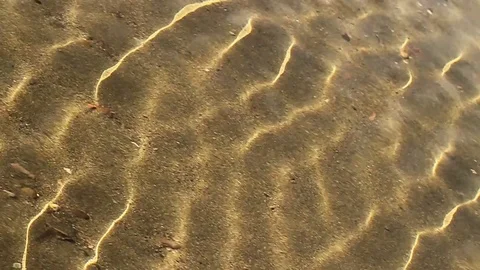 Clean Water Surface in  the Sun Stockbeeldmateriaal 83897030