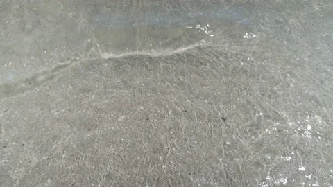 Clean water waves. clear water of sea Stock Footage 134631273