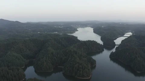 Clean Waters and Green Mountains Stock Footage 155376013