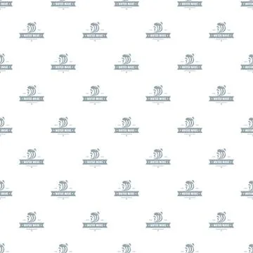 Clean wave water pattern seamless Illustrazione stock