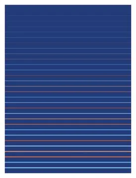 Clean wavy lines abstract background with horizontal stripes and color grad.. Illustrazione stock