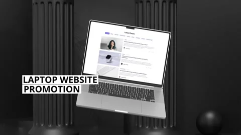 Clean Website Promo Stock After Effects