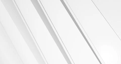 Clean white abstract background with diagonal lines and subtle shadows. Minim Stock Footage 314060656
