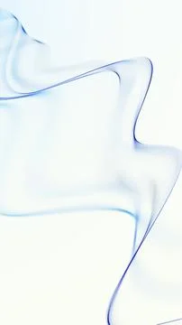 Clean white abstract wave mesh with blue edges for science, business techno.. Stockillustratie