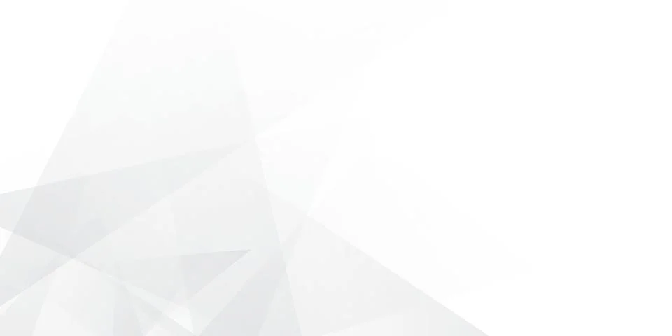 Clean white and grey abstract background featuring geometric shapes and subtle Stock Illustration