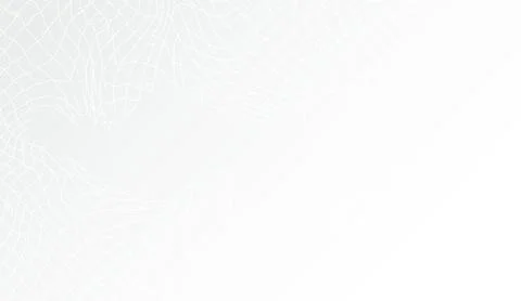 Clean white background with abstract light gray wavy line grid pattern for Stock Illustration