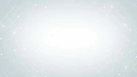 Clean White Background with High Tech AI Innovation Circuit Pattern 動画素材 335555777