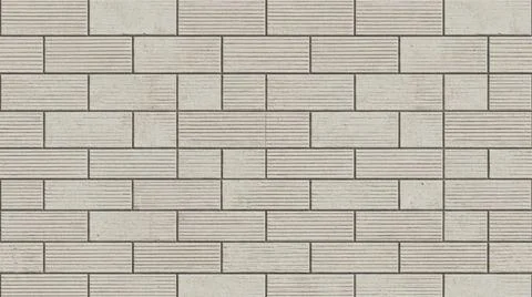 Clean White Brick Wall Texture Pattern. Foto stock
