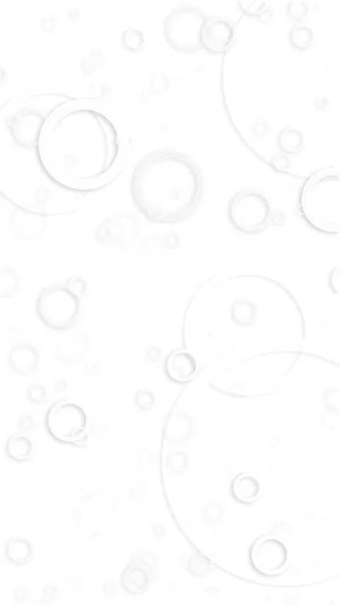 Clean white bubble background floating translucent circles, shadows, and airy mi Stock Footage 340412665
