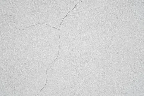 Clean white cement wall background with damaged blank for wallpaper advertisi Stock Photos