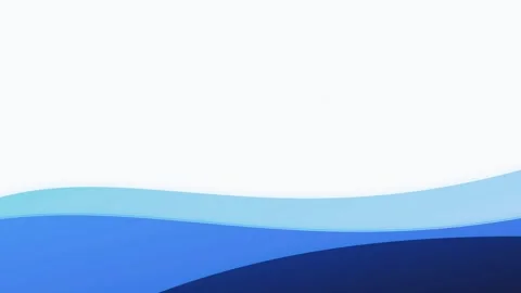Clean White Corporate Curves Background with soft blue gradient waves 4K Loop Видео 346126294