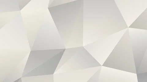 Clean white geometric background with polygon shapes Stock Illustration