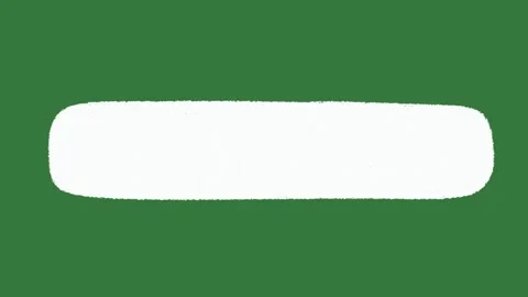 Clean White Horizontal Stripe 2D Animation on Green Screen Stockbeeldmateriaal 333521906