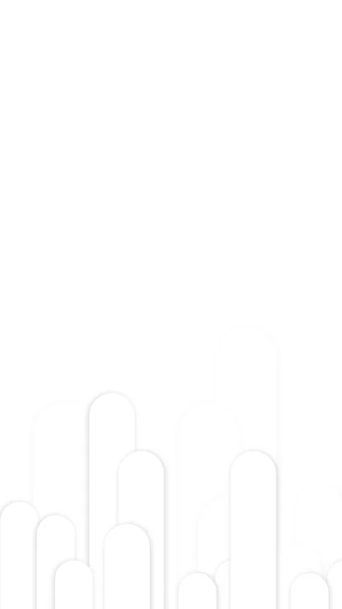 Clean white layered paper design rounded rectangles, smooth shadows, and empty m Stock Footage 340413375