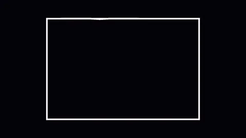 Clean White Rectangles Appearing Against Black Background with Subtle Cinem.. Stock Footage 342522223