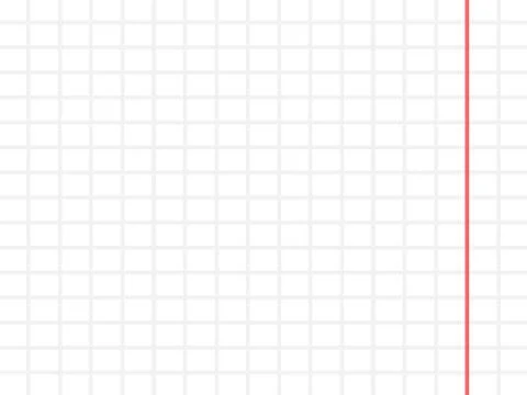 Clean white sheet of notebook in a cell 스톡 일러스트