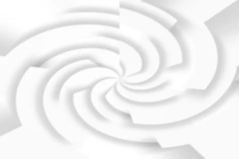 Clean white swirl vortex banner for tech business presentation slide Иллюстрация