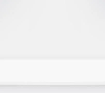 Clean white table vector mockup. Template for a design Stock Illustration