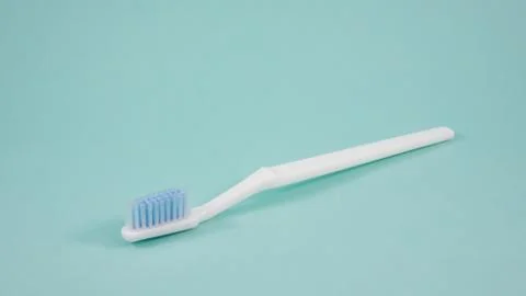 The clean white toothbrush Stock Photos
