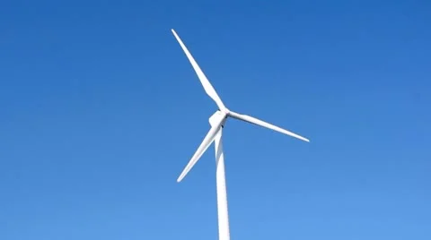 Clean wind energy - Endless loop Stock Footage 8909223