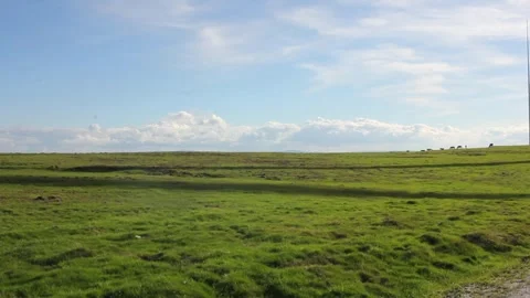 Clean, wind energy generated in the mountains Stock Footage 288674828