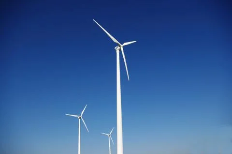 Clean wind energy Stock Photos