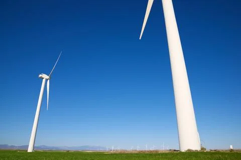 Clean wind energy Foto stock