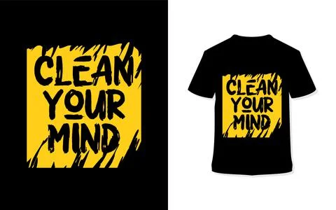 Clean Your Mind. Stock Illustration