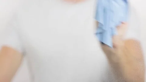 Clean your screen Stock Footage 79557879