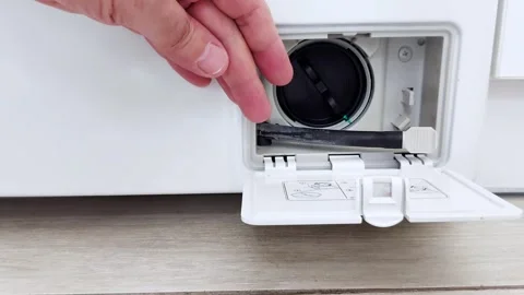 Clean Your Washing Machine Filter- Easy Maintenance Guide Stock-Footage 312199037