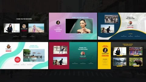 After Effects Template: Clean Youtube End Screens #226270747
