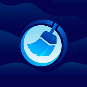 Cleaner logo and icon vector Isolated image Stock Illustration