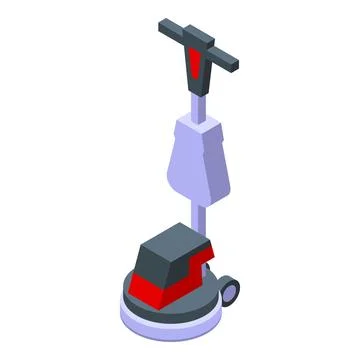 Cleaner machine icon isometric vector. Cleaning floor Illustrazione stock