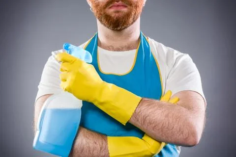 Cleaner Man Stock Photos