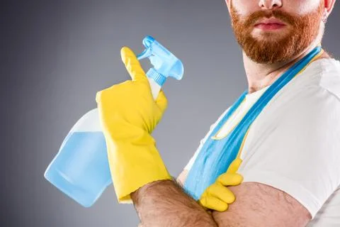 Cleaner Man Stock Photos