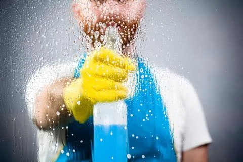 Cleaner Man Stock Photos