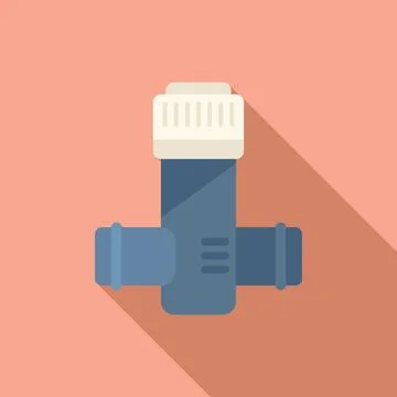 Cleaner pool icon flat . Cleaning maintenance 스톡 일러스트