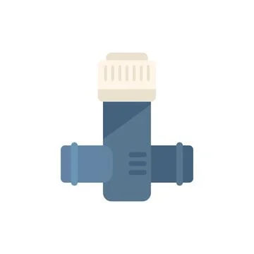 Cleaner pool icon flat vector. Cleaning maintenance Illustrazione stock