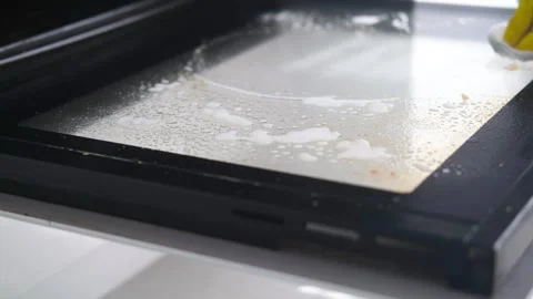 Cleaning agent that breaks down grease. Stock Footage 255924800